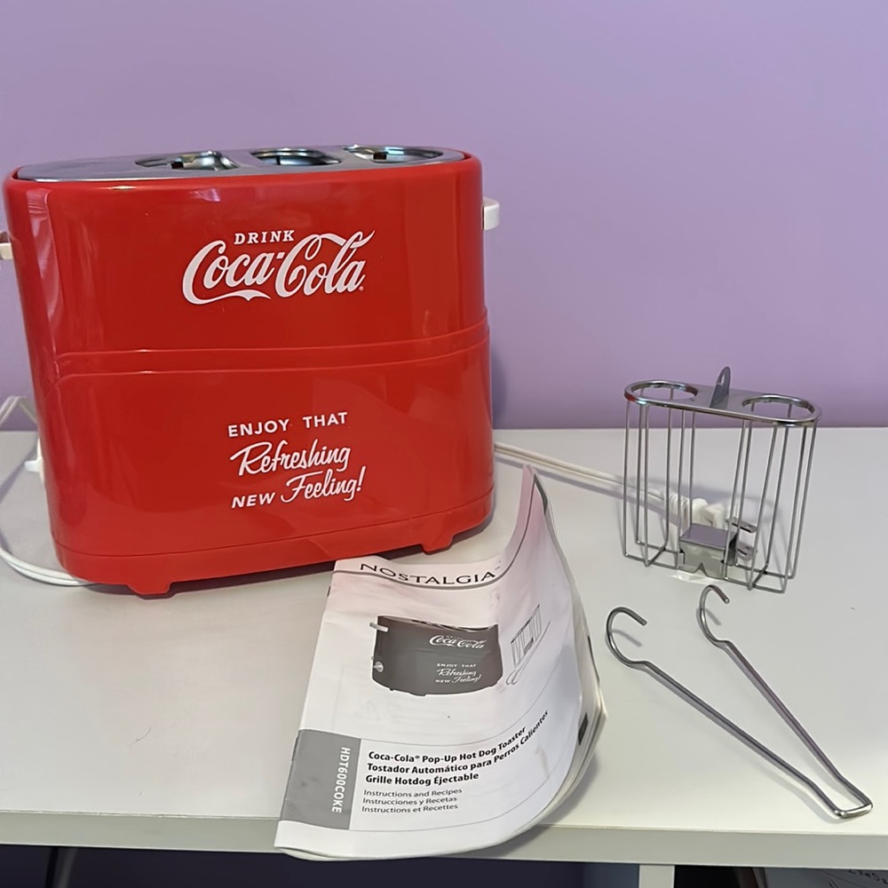 Coca-Cola pop up hotdog toaster